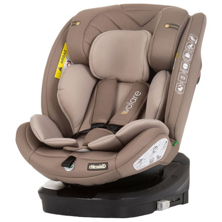 Scaune auto - Scaun auto Chipolino Volare I-Size 40-150 cm, sistem Isofix, Macadamia 12 ani