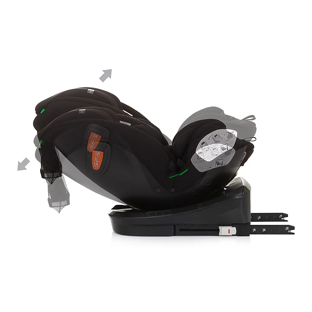 Scaun auto Chipolino Volare I-Size 40-150 cm, sistem Isofix, Obsidian 12 ani [8]
