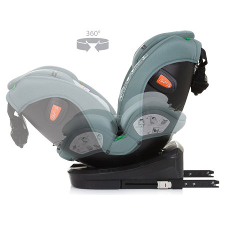 Scaun auto Chipolino Volare I-Size 40-150 cm, sistem Isofix, Pastel green 12 ani [6]