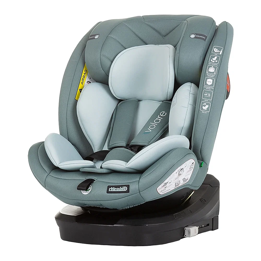 Scaune auto - Scaun auto Chipolino Volare I-Size 40-150 cm, sistem Isofix, Pastel green 12 ani