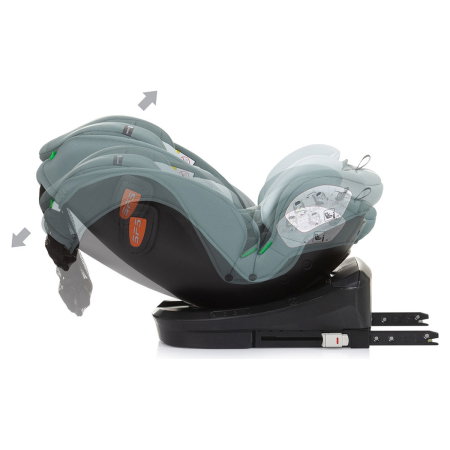 Scaun auto Chipolino Volare I-Size 40-150 cm, sistem Isofix, Pastel green 12 ani [8]