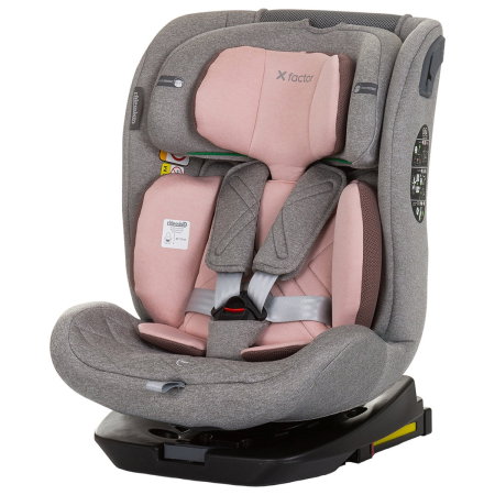 Scaune auto - Scaun auto Chipolino X Factor I-Size 40-150 cm flamingo cu sistem Isofix 12 ani