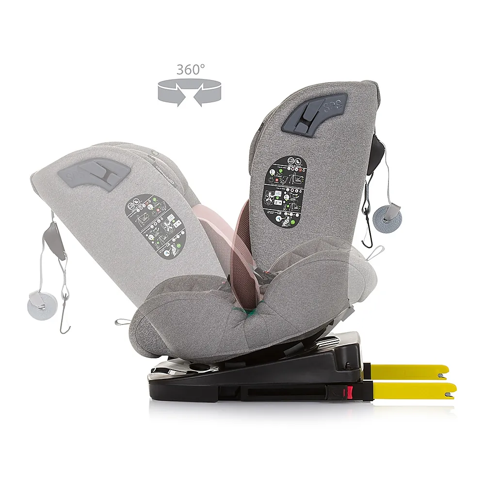 Scaun auto Chipolino X Factor I-Size 40-150 cm flamingo cu sistem Isofix 12 ani [5]