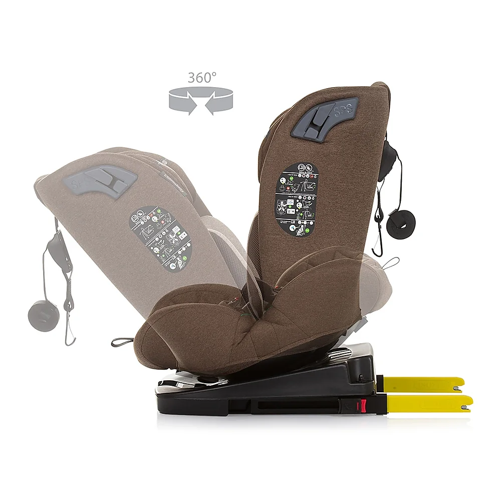 Scaun auto Chipolino X Factor I-Size 40-150 cm macadamia cu sistem Isofix 12 ani [5]