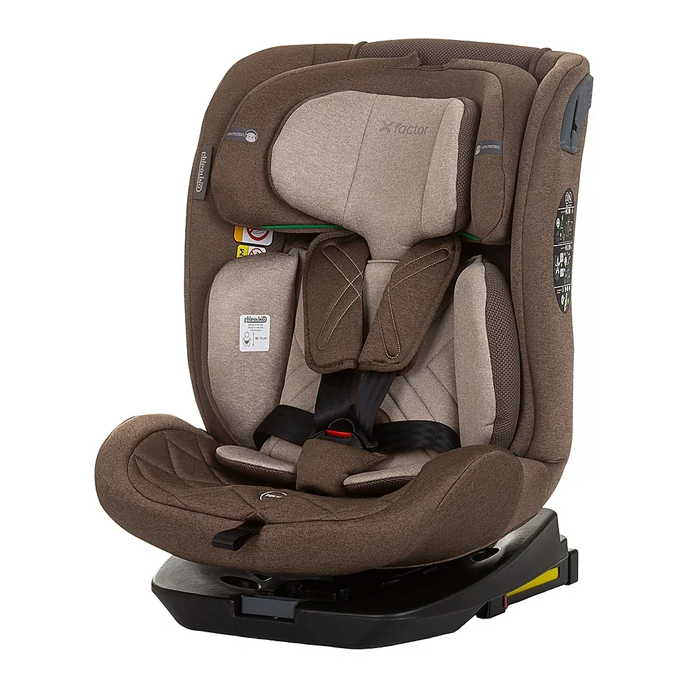 Scaune auto - Scaun auto Chipolino X Factor I-Size 40-150 cm macadamia cu sistem Isofix 12 ani