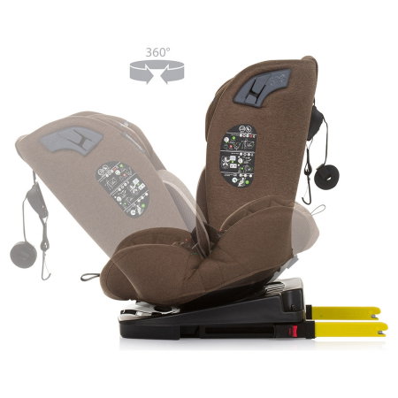 Scaun auto Chipolino X Factor I-Size 40-150 cm macadamia cu sistem Isofix 12 ani [5]
