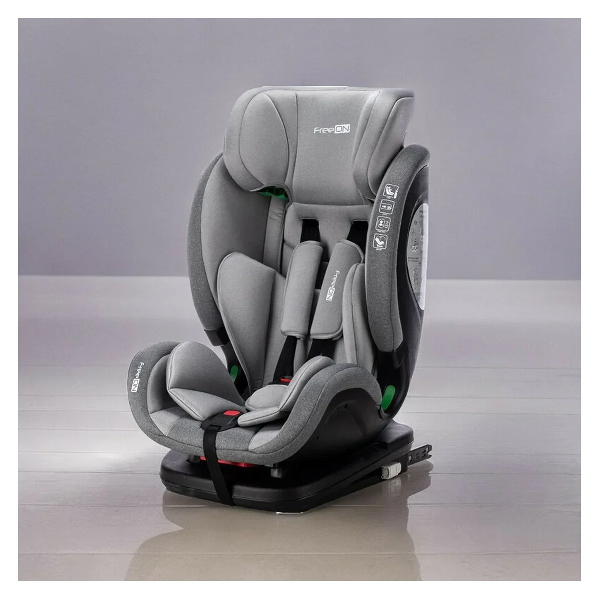Scaun auto, FreeON, Trex, , I-Size, 76 - 150 cm, Tehnologie Isofix + Top Tether, Spatar si tetiera reglabile, Conform [6]