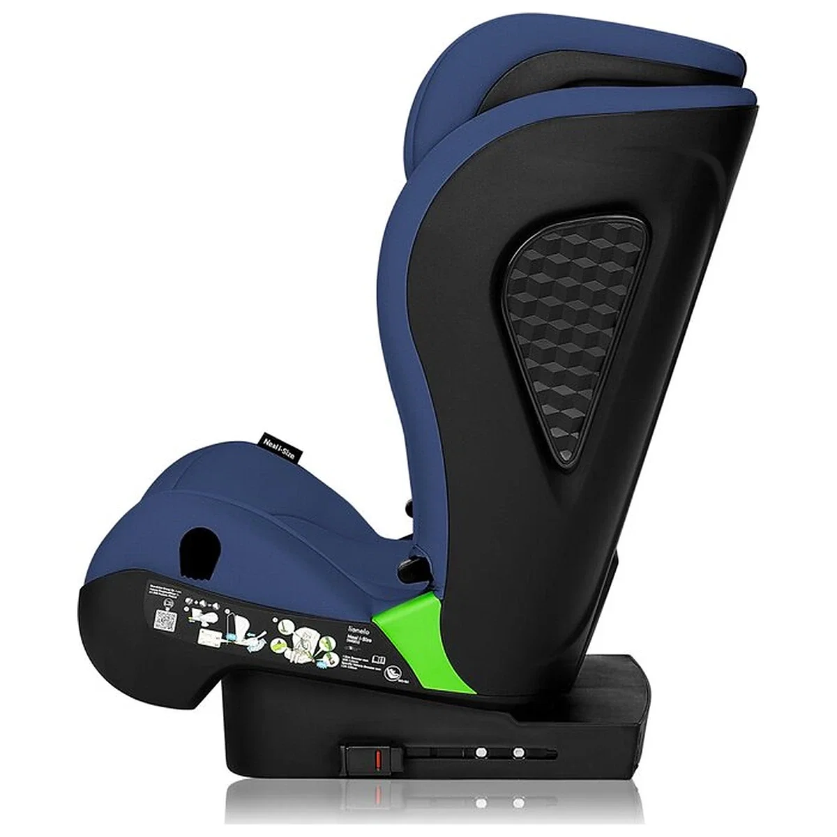 Scaun auto i-Size, Lionelo, Neal, 15-36 Kg, 100-150 cm, Isofix, Albastru [6]