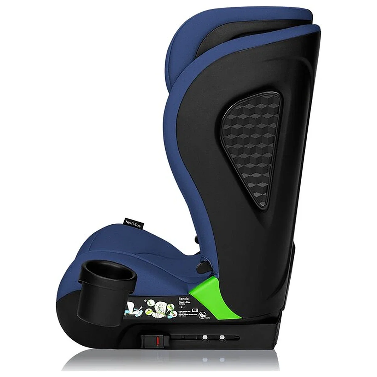 Scaun auto i-Size, Lionelo, Neal, 15-36 Kg, 100-150 cm, Isofix, Albastru [5]