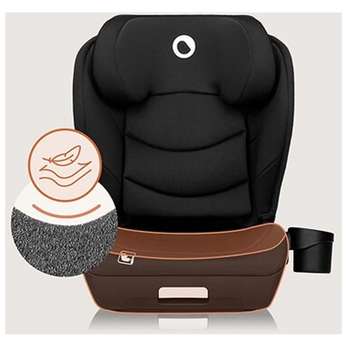 Scaun auto i-Size, Lionelo, Neal, 15-36 Kg, 100-150 cm, Isofix, Negru [23]