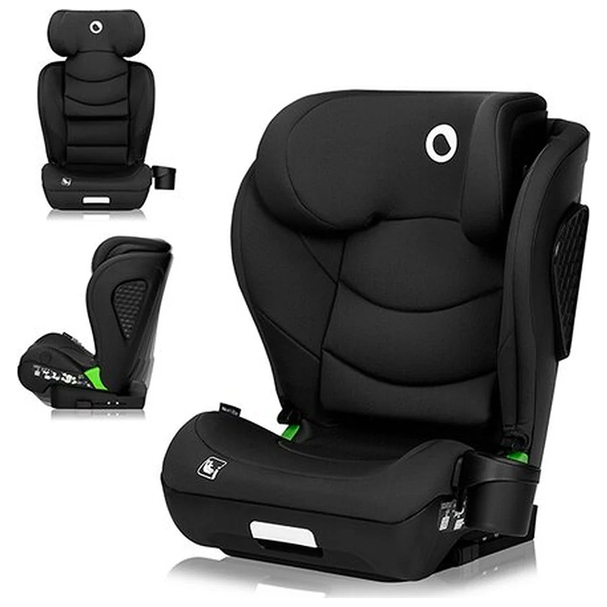 Scaun auto i-Size, Lionelo, Neal, 15-36 Kg, 100-150 cm, Isofix, Negru [12]