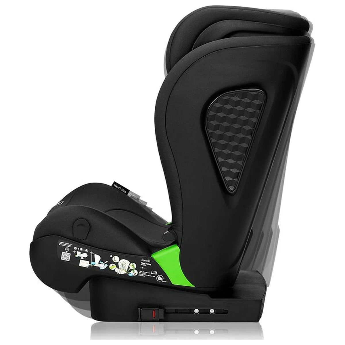 Scaun auto i-Size, Lionelo, Neal, 15-36 Kg, 100-150 cm, Isofix, Negru [8]