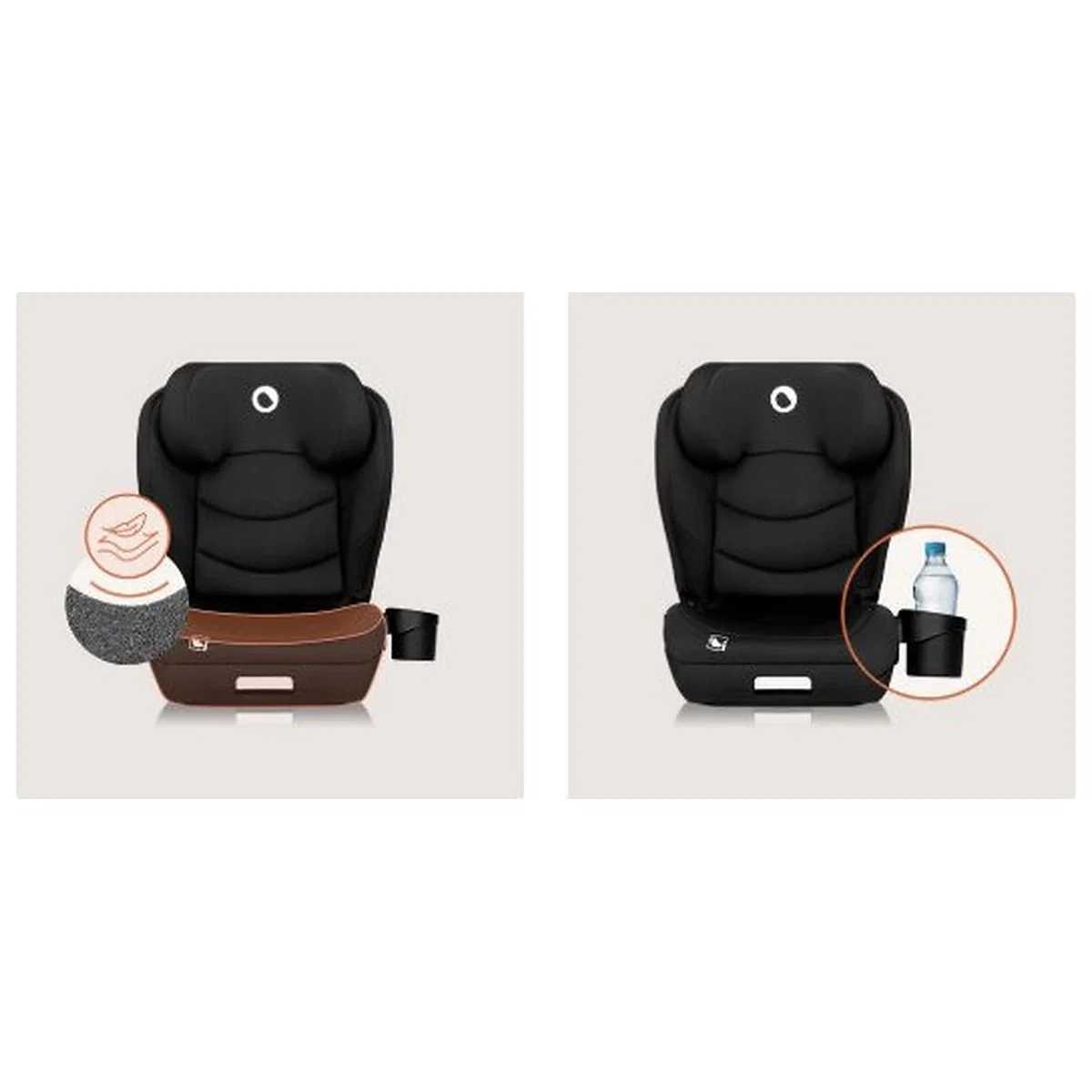 Scaun auto i-Size, Lionelo, Neal, 15-36 Kg, 100-150 cm, Isofix, Negru [27]