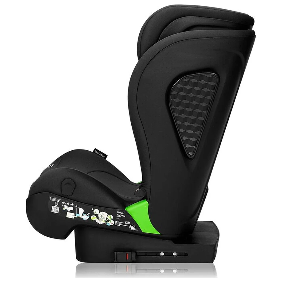 Scaun auto i-Size, Lionelo, Neal, 15-36 Kg, 100-150 cm, Isofix, Negru [7]