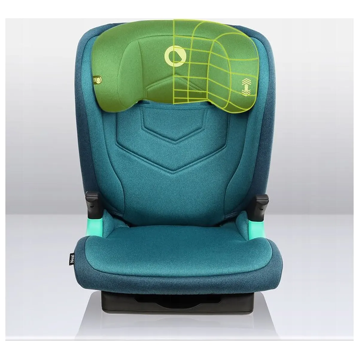 Scaun auto i-Size, Lionelo, Neal, 15-36 Kg, 100-150 cm, Isofix, Verde 12 ani [24]