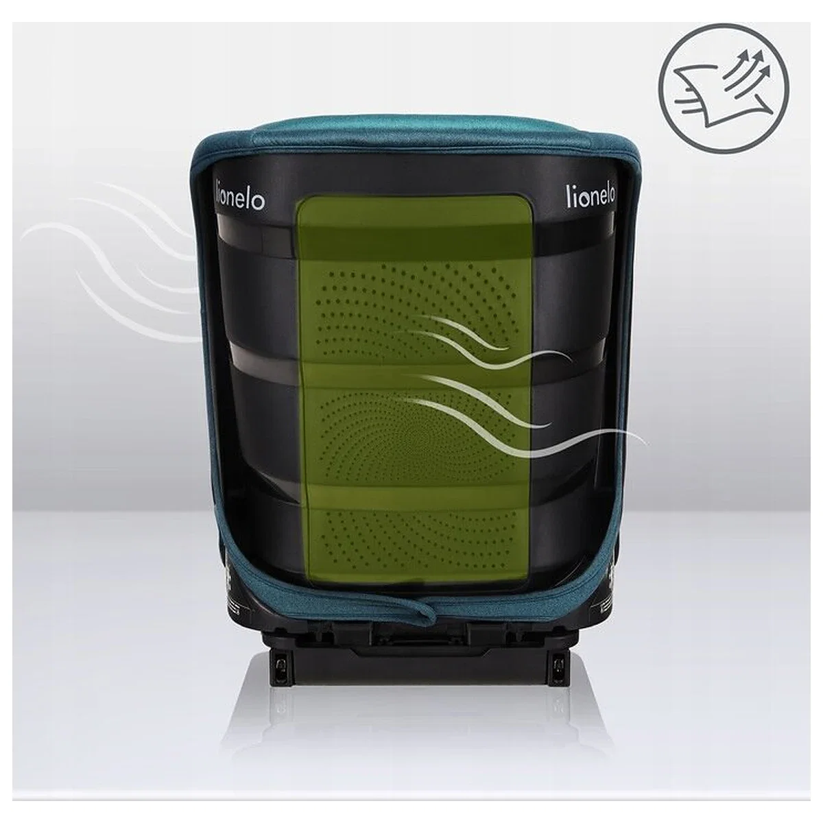 Scaun auto i-Size, Lionelo, Neal, 15-36 Kg, 100-150 cm, Isofix, Verde 12 ani [25]