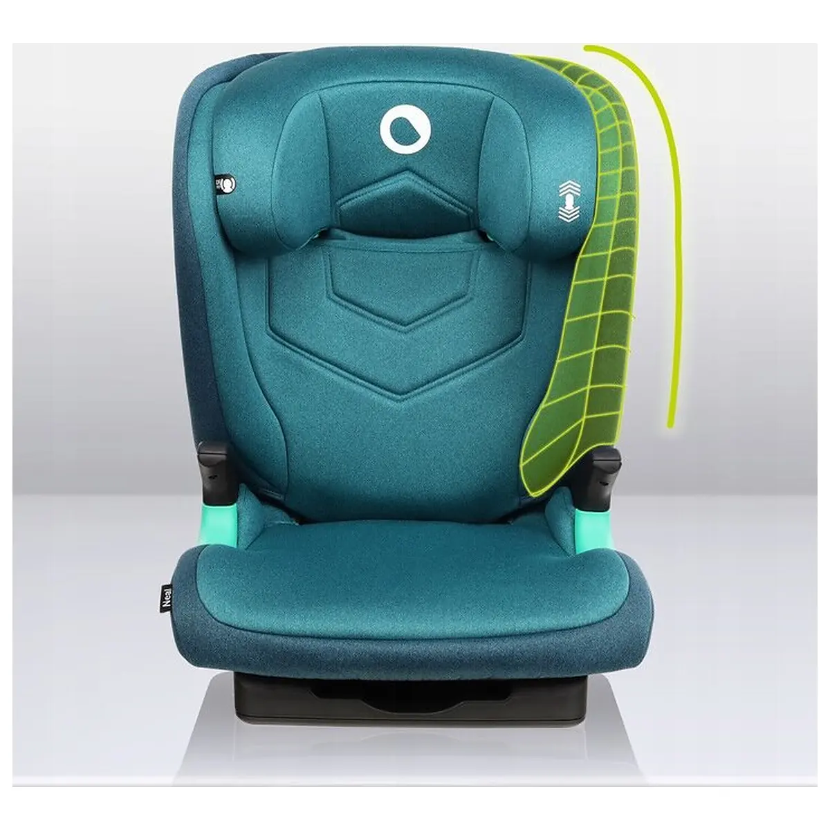 Scaun auto i-Size, Lionelo, Neal, 15-36 Kg, 100-150 cm, Isofix, Verde 12 ani [23]