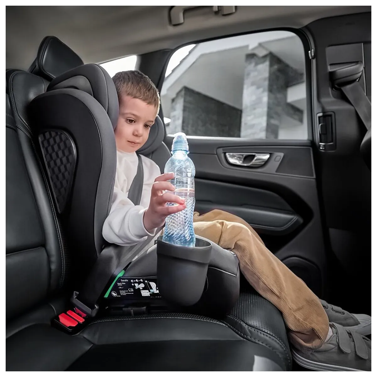 Scaun auto i-Size, Lionelo, Neal, 15-36 Kg, 100-150 cm, Isofix, Verde Turquoise [25]