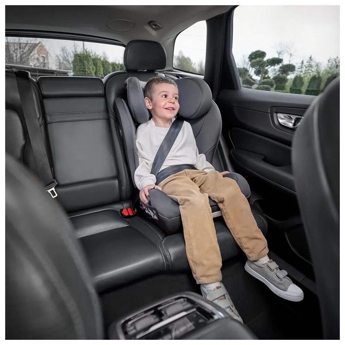 Scaun auto i-Size, Lionelo, Neal, 15-36 Kg, 100-150 cm, Isofix, Verde Turquoise [26]