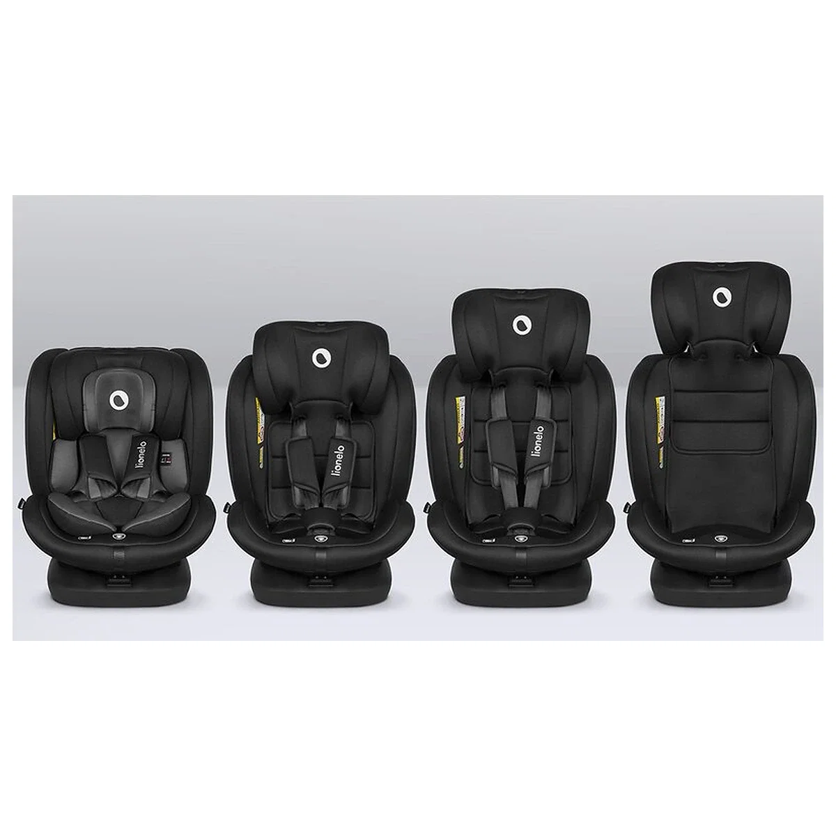 Scaun auto, Lionelo, Bastiaan i-Size, 4 in 1, Protectie laterala, Cu spatar inclinabil in 4 pozitii, Cu tetiera [21]