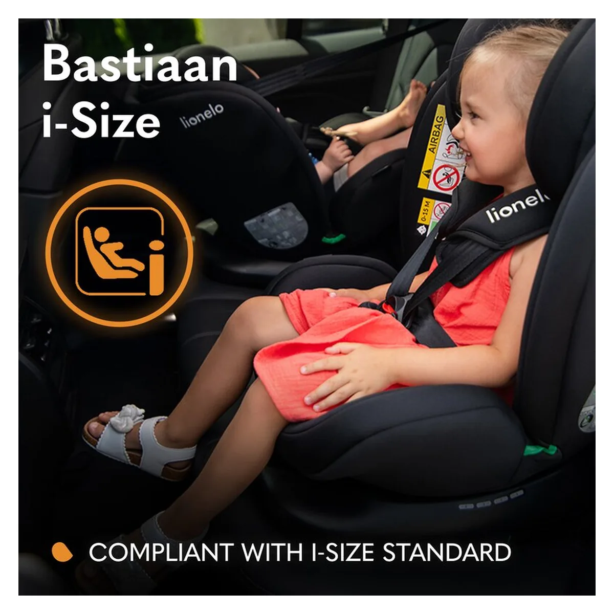 Scaun auto, Lionelo, Bastiaan i-Size, 4 in 1, Protectie laterala, Cu spatar inclinabil in 4 pozitii, Cu tetiera [22]