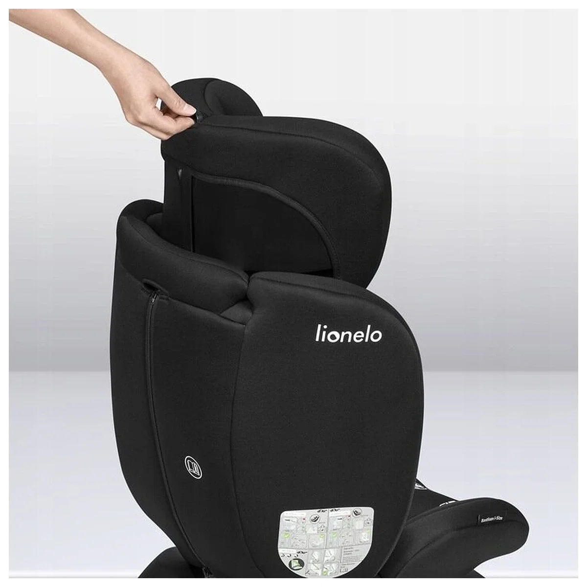Scaun auto, Lionelo, Bastiaan i-Size, 4 in 1, Protectie laterala, Cu spatar inclinabil in 4 pozitii, Cu tetiera [22]