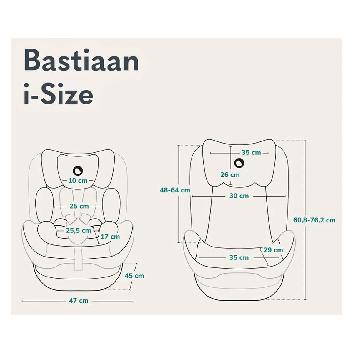 Scaun auto, Lionelo, Bastiaan i-Size, 4 in 1, Protectie laterala, Cu spatar inclinabil in 4 pozitii, Cu tetiera [28]