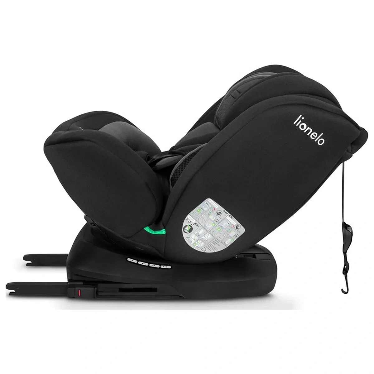 Scaun auto, Lionelo, Bastiaan i-Size, 4 in 1, Protectie laterala, Cu spatar inclinabil in 4 pozitii, Cu tetiera [14]