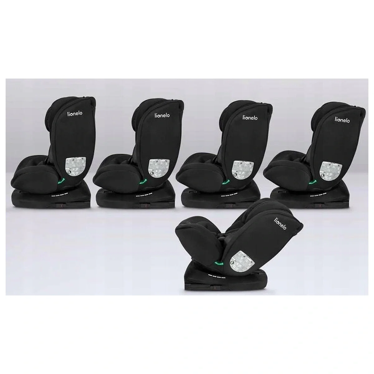 Scaun auto, Lionelo, Bastiaan i-Size, 4 in 1, Protectie laterala, Cu spatar inclinabil in 4 pozitii, Cu tetiera [20]