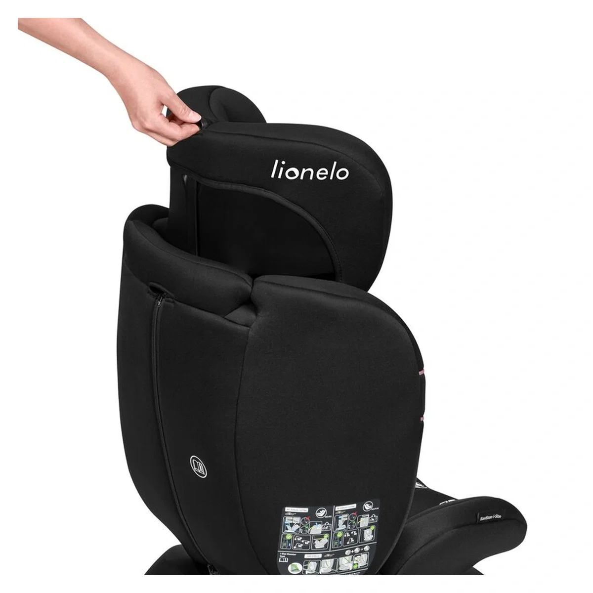 Scaun auto, Lionelo, Bastiaan i-Size, 4 in 1, Protectie laterala, Cu spatar inclinabil in 4 pozitii, Cu tetiera [12]