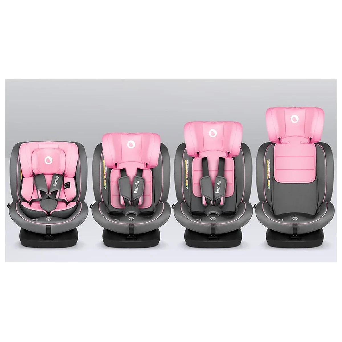 Scaun auto, Lionelo, Bastiaan i-Size, 4 in 1, Protectie laterala, Cu spatar inclinabil in 4 pozitii, Cu tetiera [20]