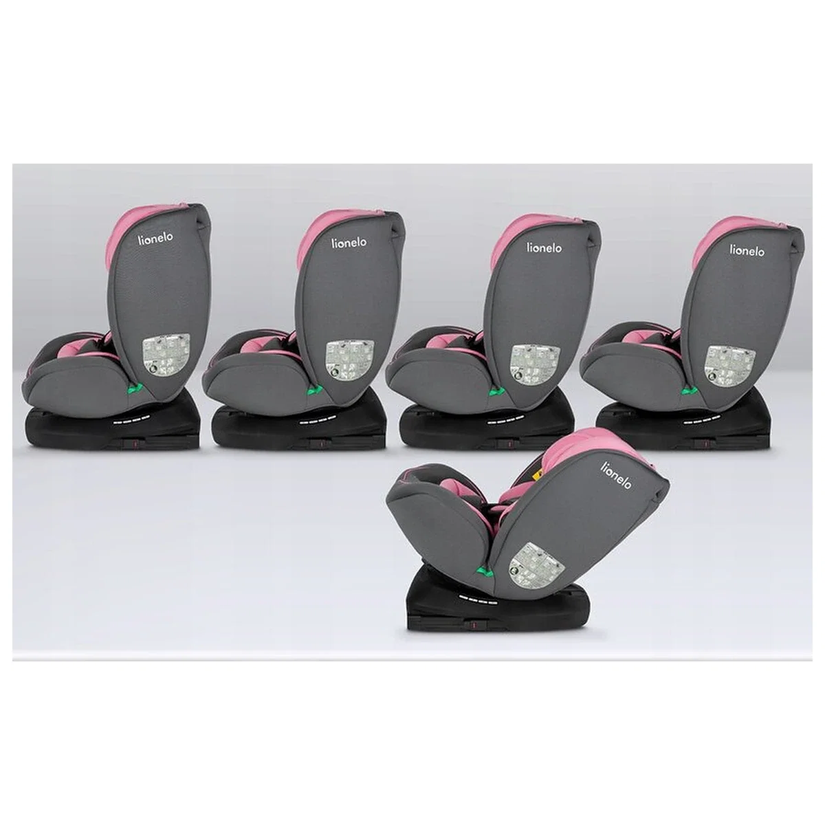 Scaun auto, Lionelo, Bastiaan i-Size, 4 in 1, Protectie laterala, Cu spatar inclinabil in 4 pozitii, Cu tetiera [19]