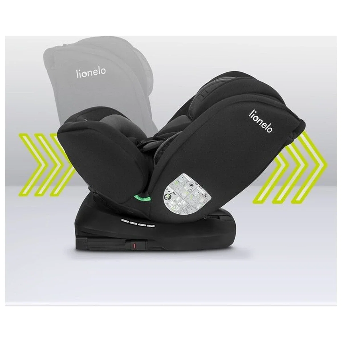 Scaun auto, Lionelo, Bastiaan i-Size, 4 in 1, Protectie laterala, Cu spatar inclinabil in 4 pozitii, Cu tetiera [24]
