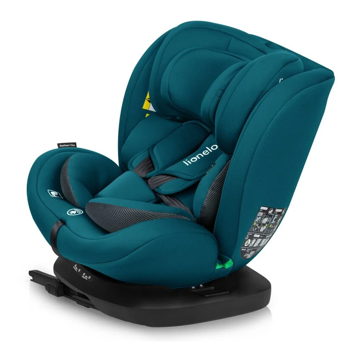 Scaun auto, Lionelo, Bastiaan i-Size, 4 in 1, Rotire 360 grade, 0-36 Kg, 40-150 cm, Isofix, Albastru Indigo [3]