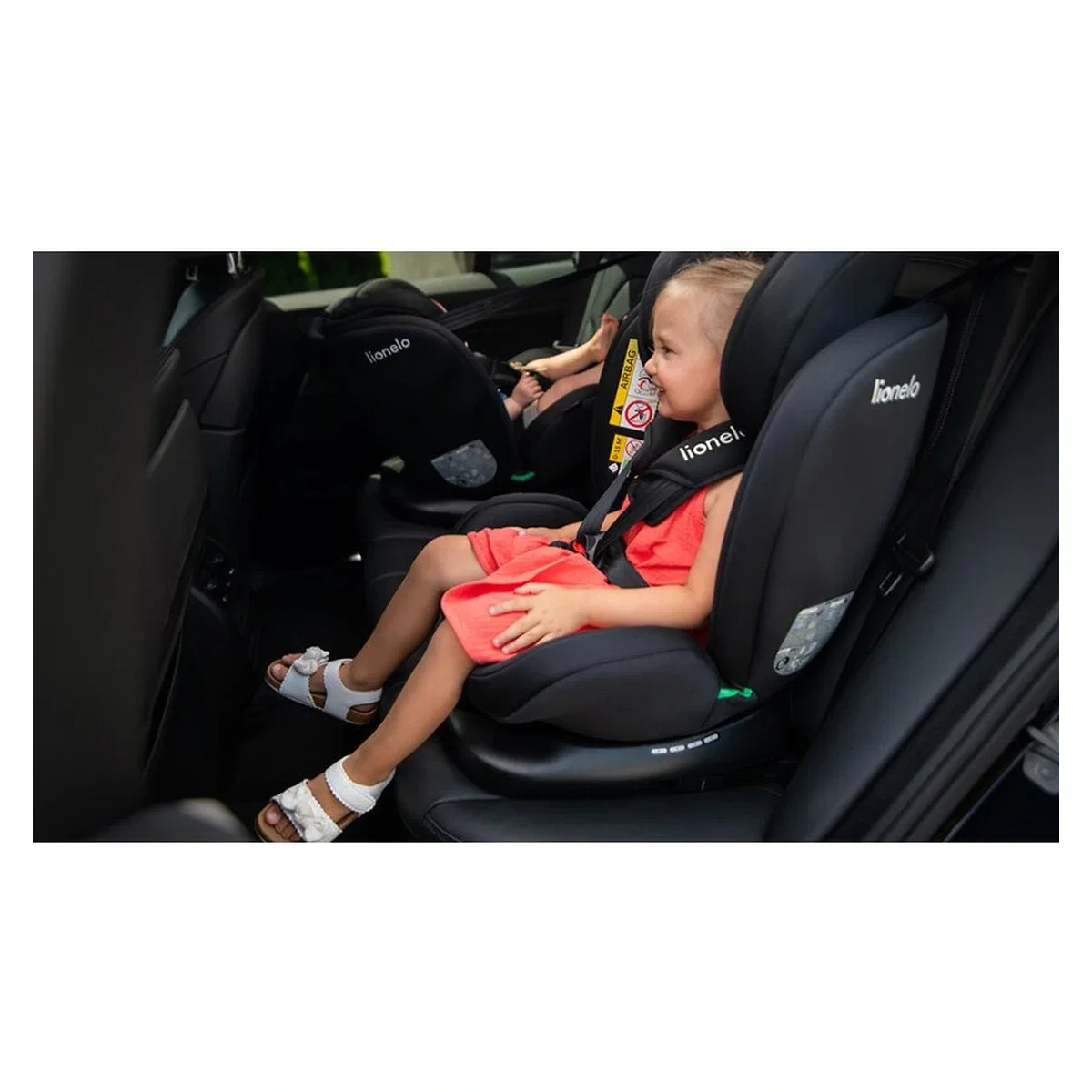 Scaun auto, Lionelo, Bastiaan i-Size, 4 in 1, Rotire 360 grade, 0-36 Kg, 40-150 cm, Isofix, Verde [17]