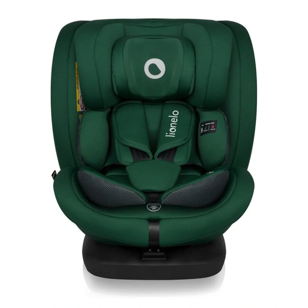Scaun auto, Lionelo, Bastiaan i-Size, 4 in 1, Rotire 360 grade, 0-36 Kg, 40-150 cm, Isofix, Verde [5]