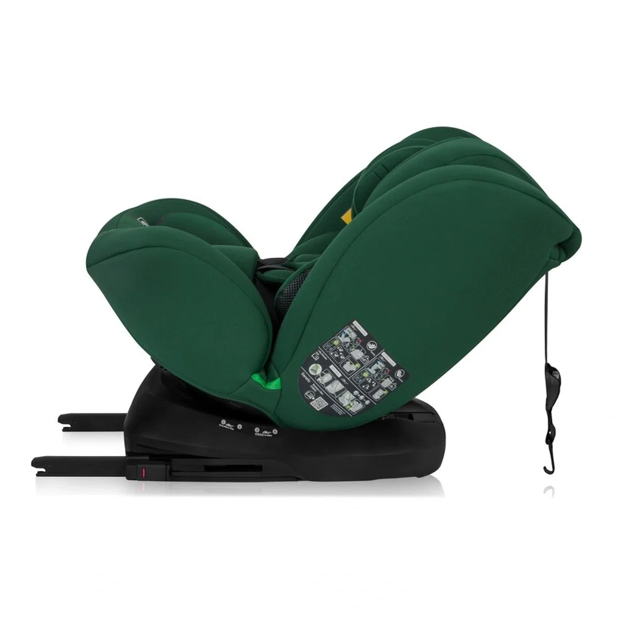Scaun auto, Lionelo, Bastiaan i-Size, 4 in 1, Rotire 360 grade, 0-36 Kg, 40-150 cm, Isofix, Verde [14]