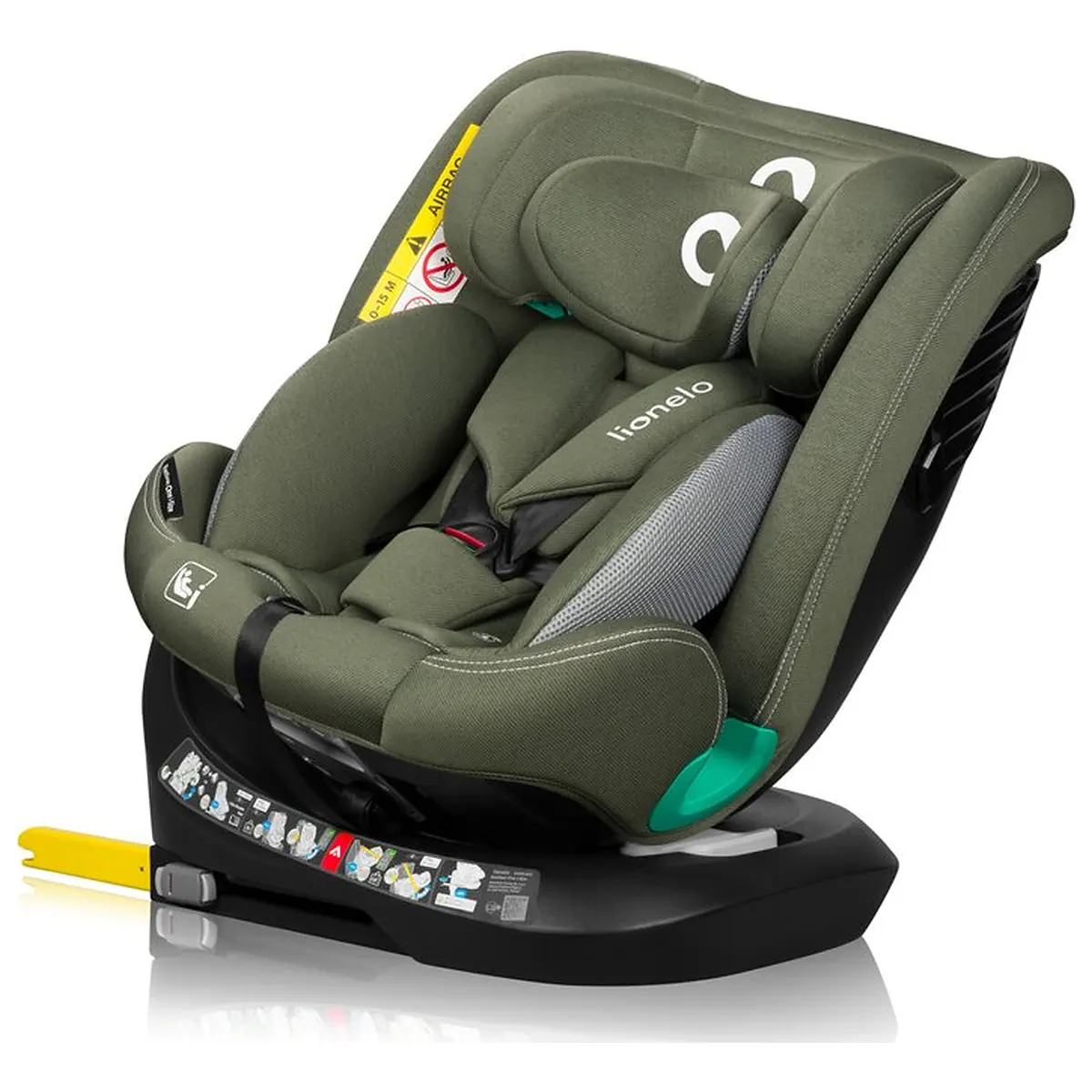 Scaun auto, Lionelo, Bastiaan One i-Size, 4 in 1, Protectie laterala, Cu spatar inclinabil in 4 pozitii, Cu tetiera [2]