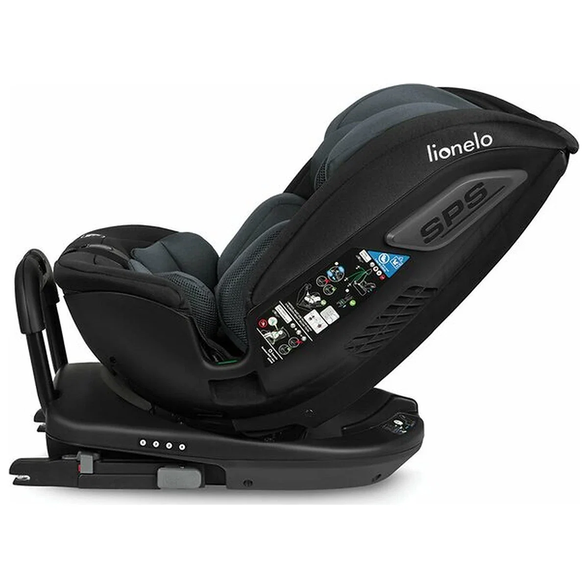 Scaun auto, Lionelo, Bastiaan RWF i-Size, Pozitie de somn, Protectie laterala, Rotire 360 grade, 0-36 Kg, Cu Isofix si [18]