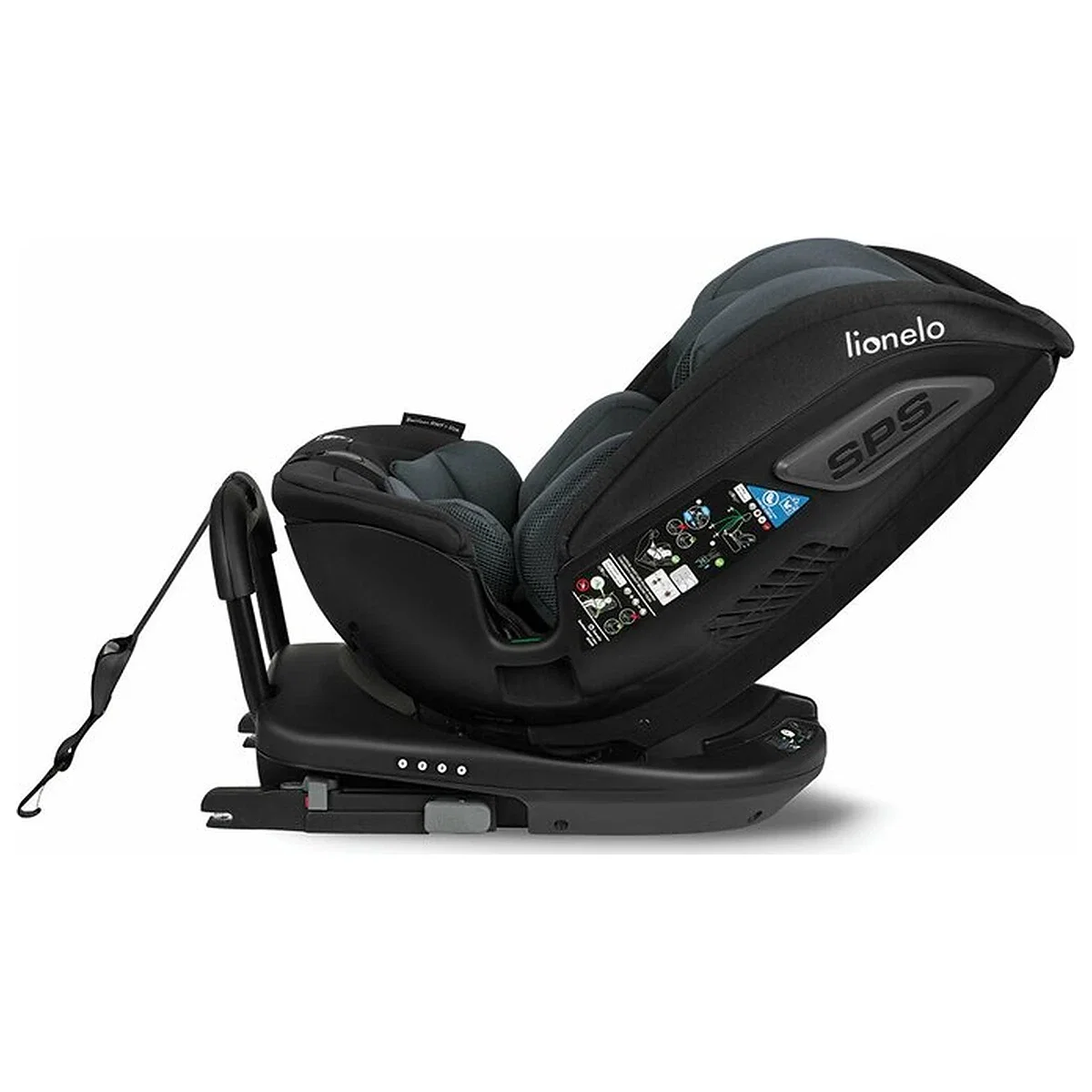 Scaun auto, Lionelo, Bastiaan RWF i-Size, Pozitie de somn, Protectie laterala, Rotire 360 grade, 0-36 Kg, Cu Isofix si [17]