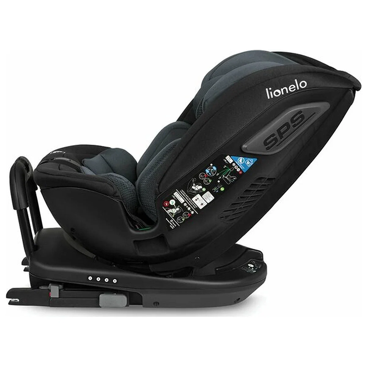 Scaun auto, Lionelo, Bastiaan RWF i-Size, Pozitie de somn, Protectie laterala, Rotire 360 grade, 0-36 Kg, Cu Isofix si [19]
