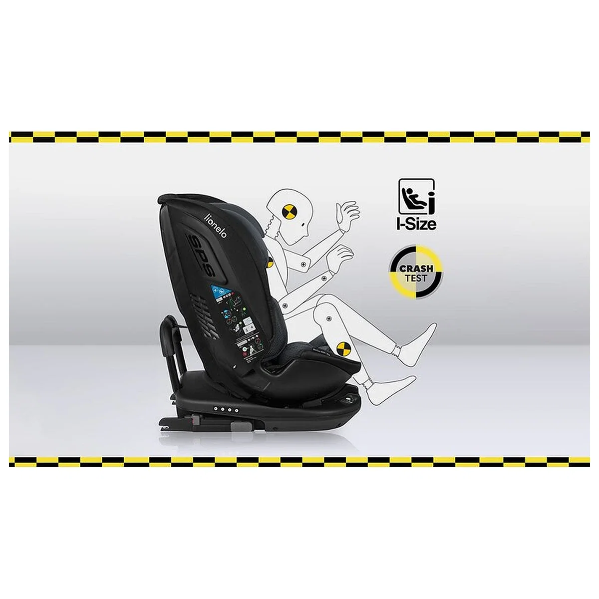Scaun auto, Lionelo, Bastiaan RWF i-Size, Pozitie de somn, Protectie laterala, Rotire 360 grade, 0-36 Kg, Cu Isofix si [34]