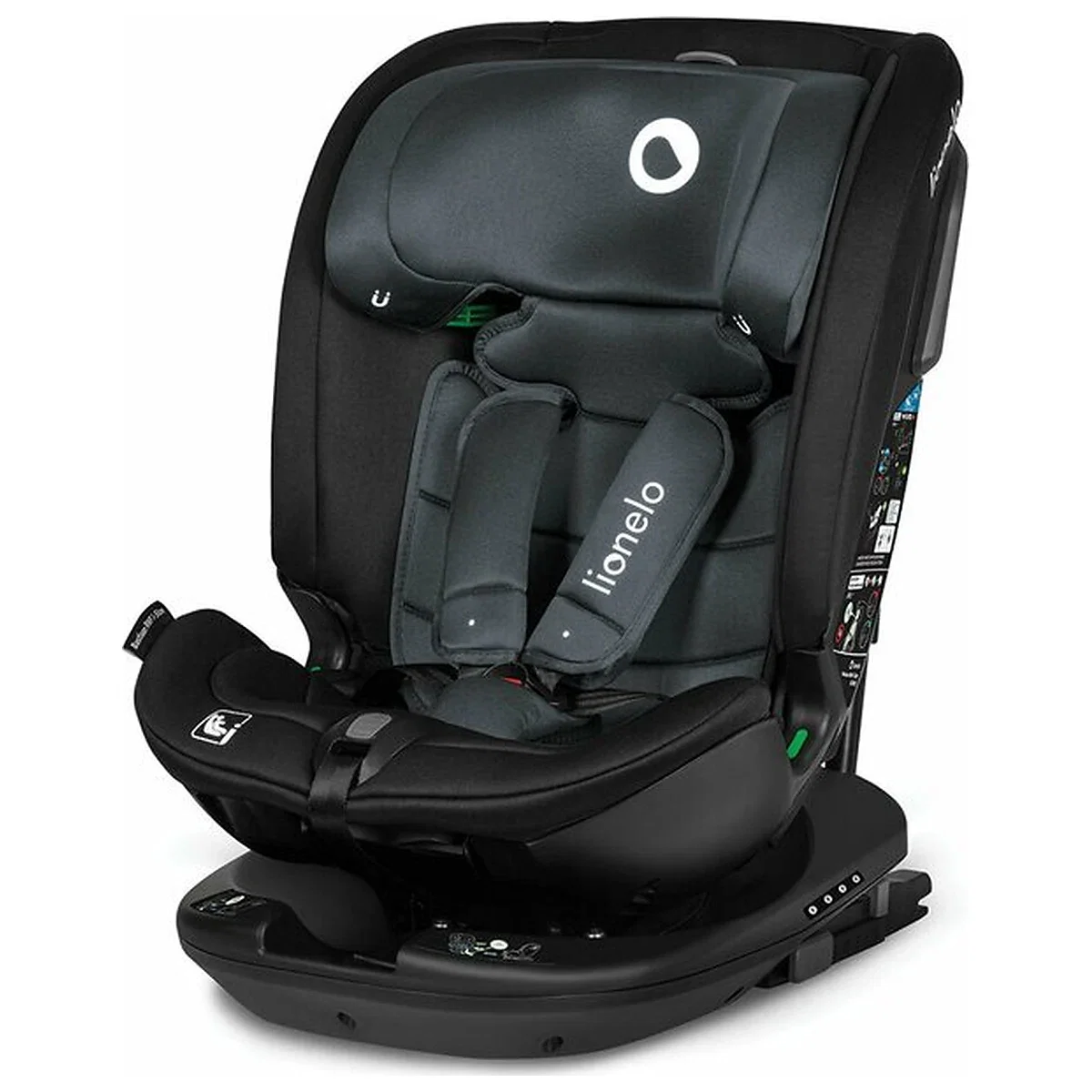 Scaun auto, Lionelo, Bastiaan RWF i-Size, Pozitie de somn, Protectie laterala, Rotire 360 grade, 0-36 Kg, Cu Isofix si [3]