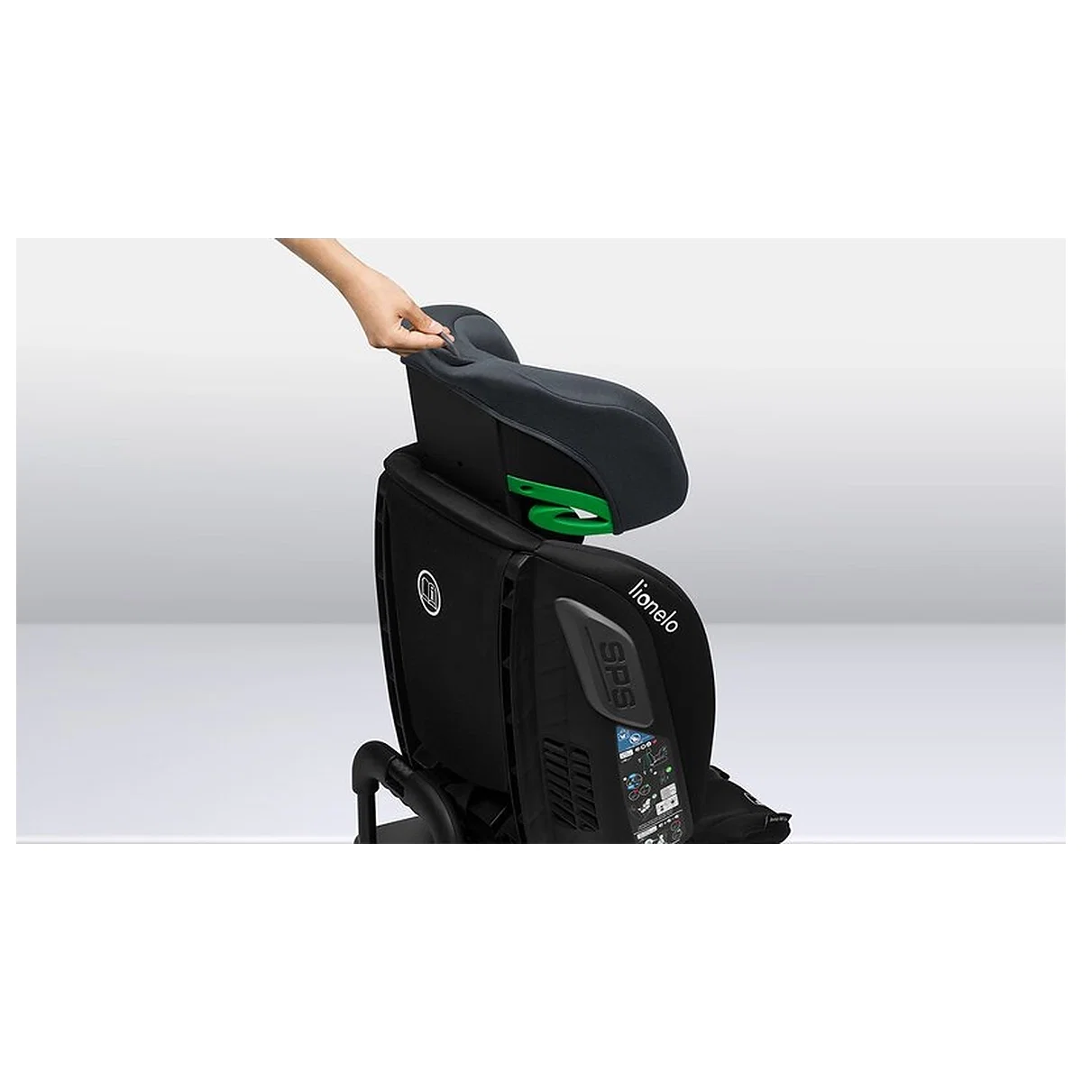 Scaun auto, Lionelo, Bastiaan RWF i-Size, Pozitie de somn, Protectie laterala, Rotire 360 grade, 0-36 Kg, Cu Isofix si [36]