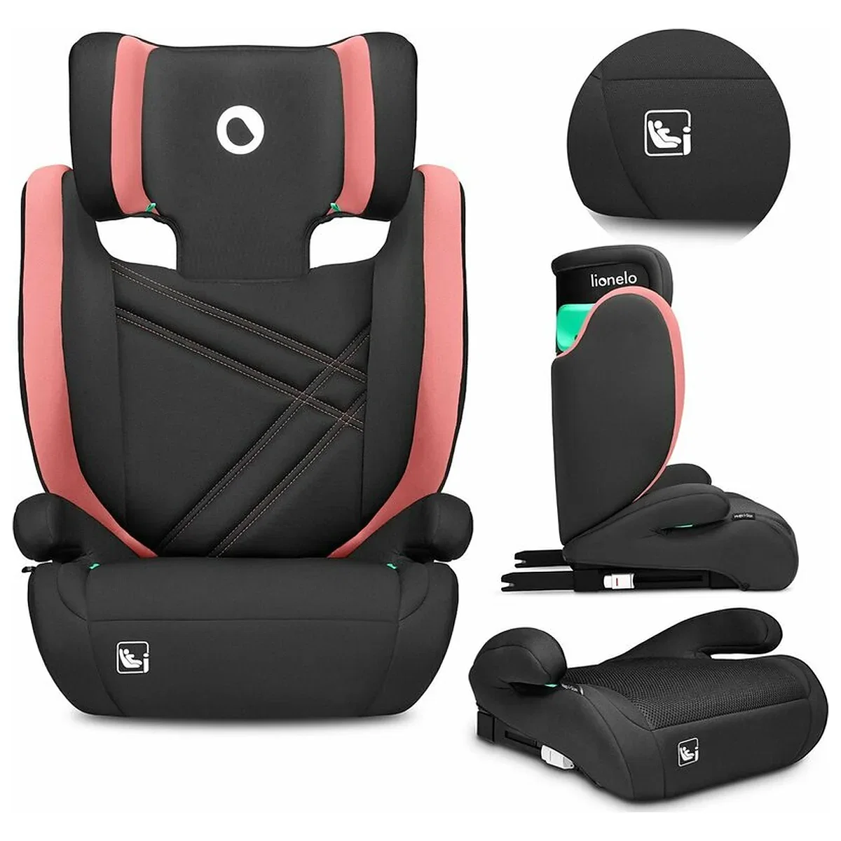 Scaun auto, Lionelo, Hugo i-Size, Universal, Orientare in directia sensului de mers, Reglabil, Conform standardului de [2]