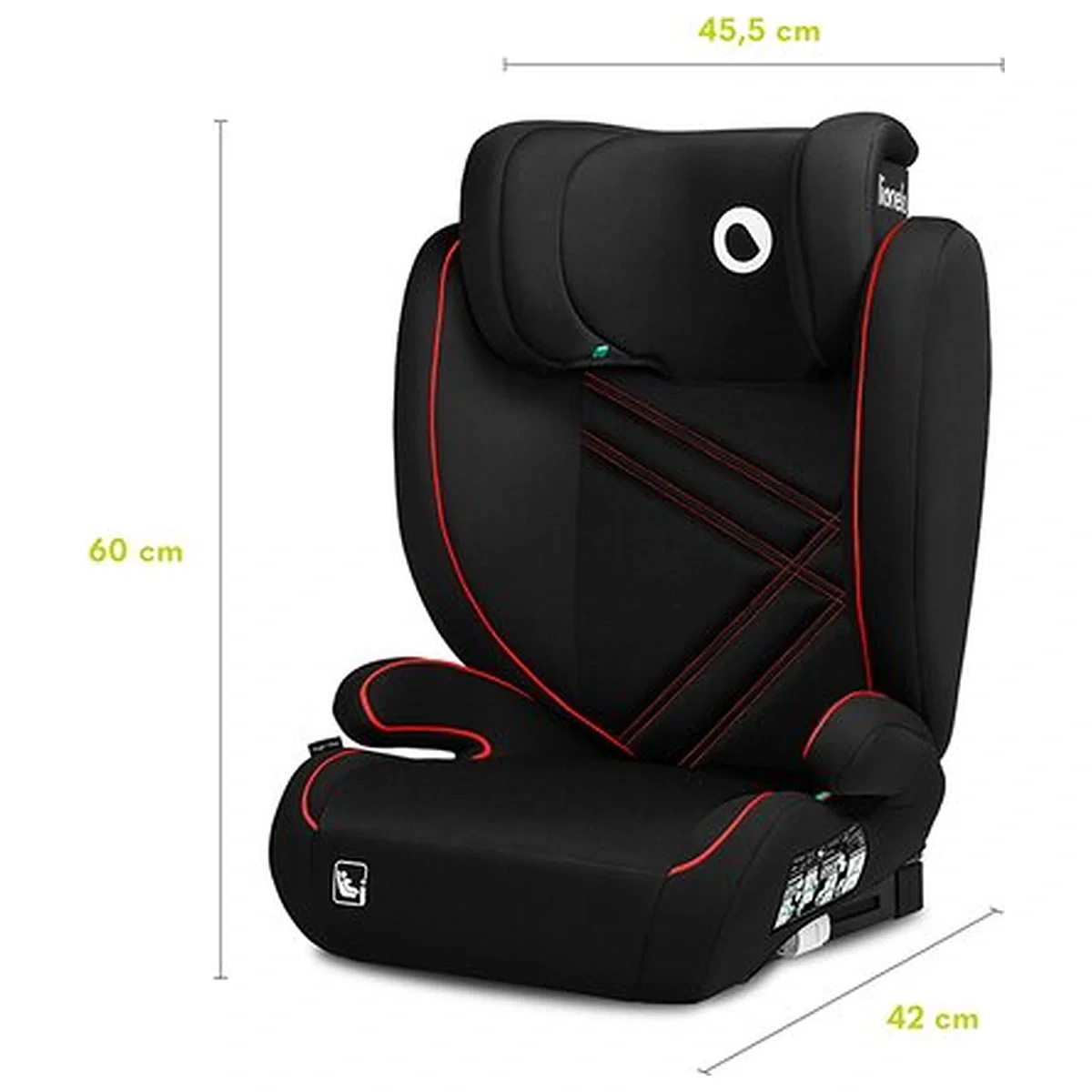 Scaun auto, Lionelo, Hugo i-Size, Universal, Orientare in directia sensului de mers, Reglabil, Conform standardului de [18]