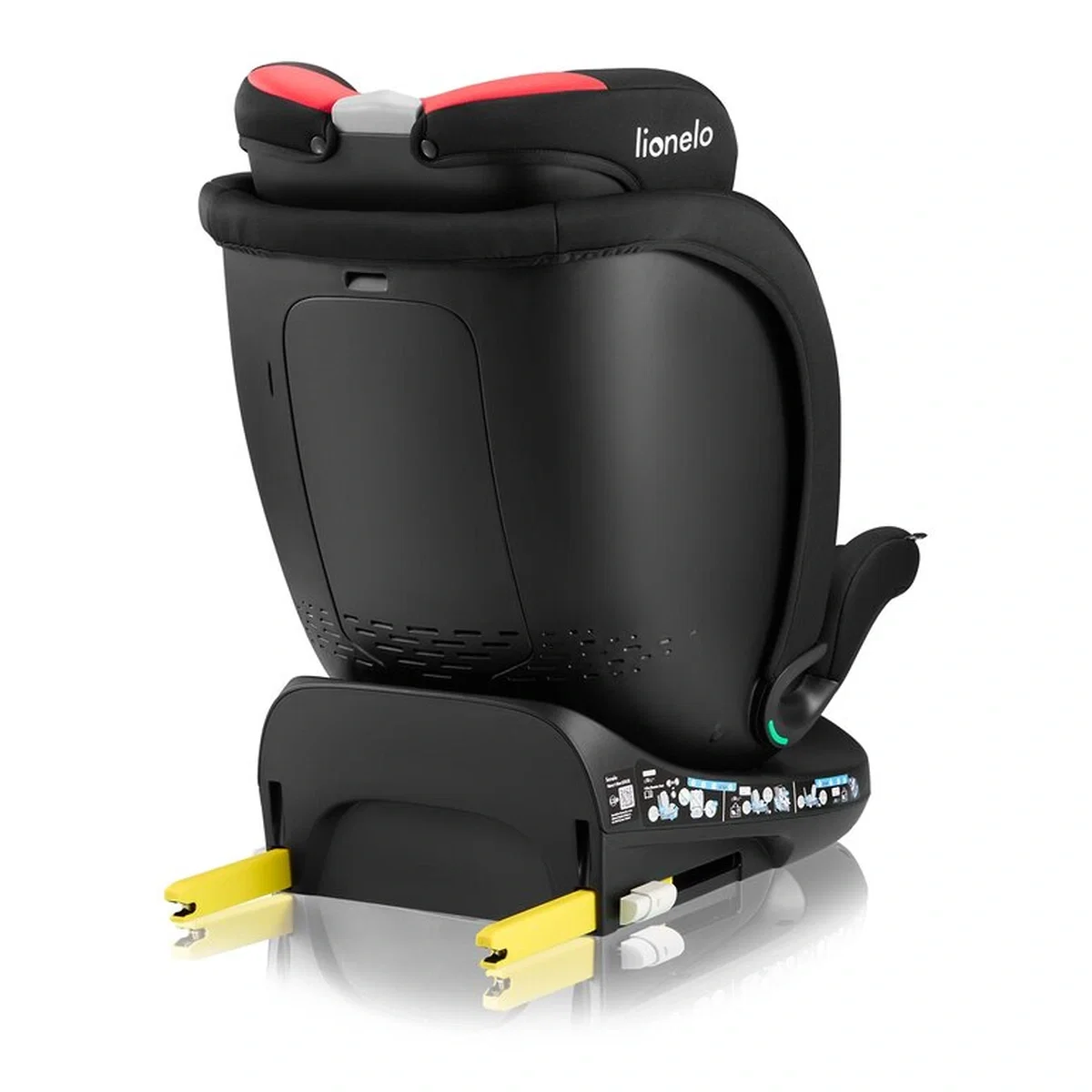 Scaun auto, Lionelo, i-Size Navy, 0-36 Kg, 40-150 cm, Cu isofix si picior de fixare, Protectie laterala, Rotire 360 [17]
