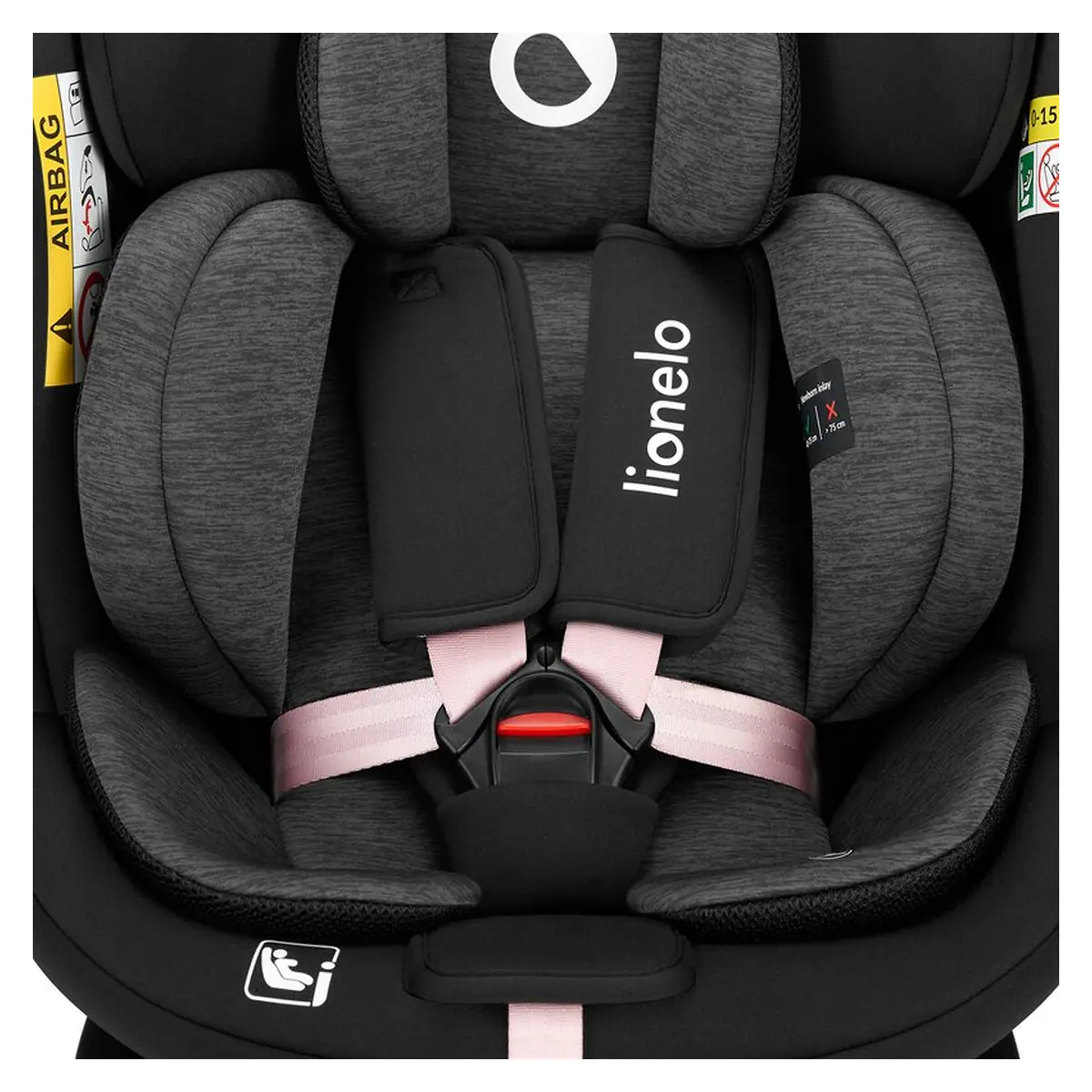 Scaun auto, Lionelo, i-Size Navy, 0-36 Kg, 40-150 cm, Cu isofix si picior de fixare, Protectie laterala, Rotire 360 [31]