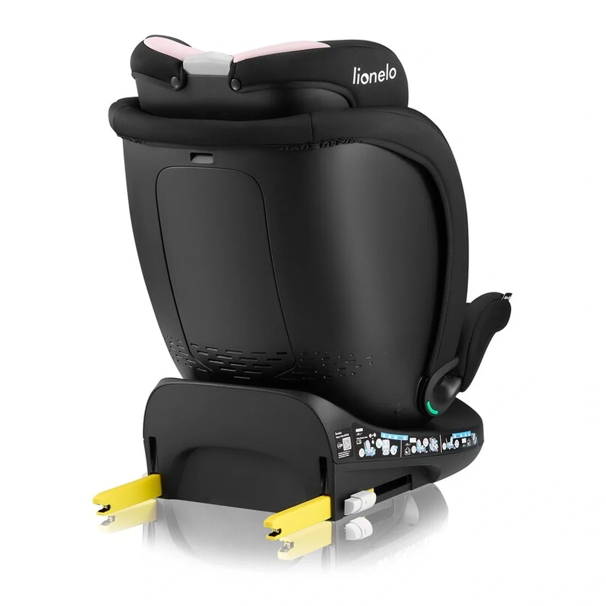 Scaun auto, Lionelo, i-Size Navy, 0-36 Kg, 40-150 cm, Cu isofix si picior de fixare, Protectie laterala, Rotire 360 [17]