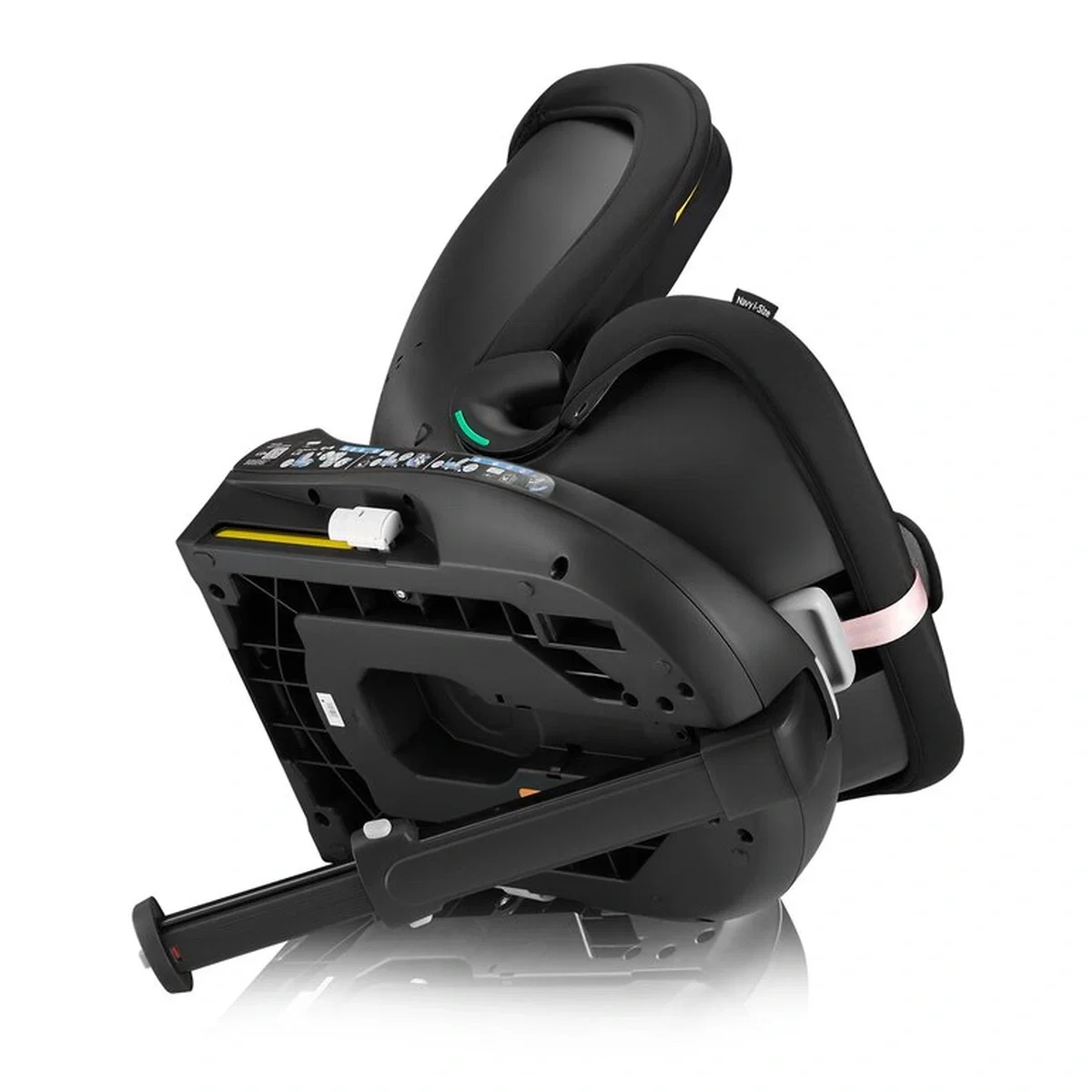 Scaun auto, Lionelo, i-Size Navy, 0-36 Kg, 40-150 cm, Cu isofix si picior de fixare, Protectie laterala, Rotire 360 [18]